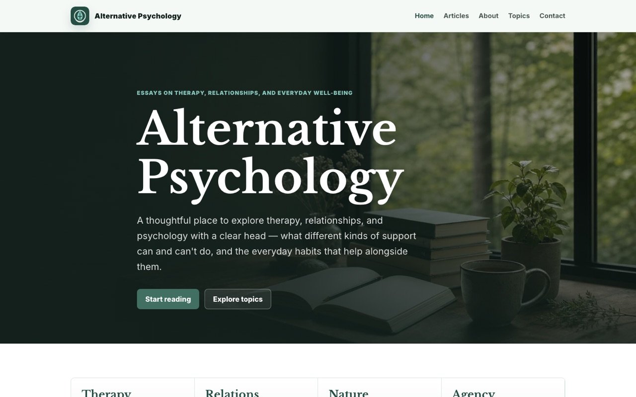 Alternative Psychology